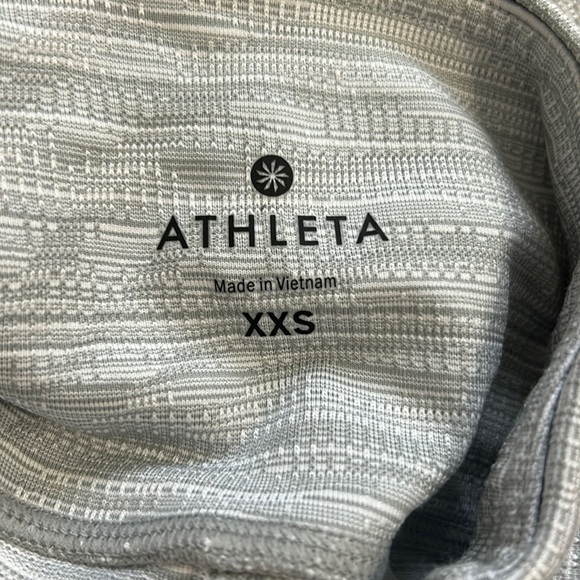 Light grey striped athleta leggings - Picture 3 of 4